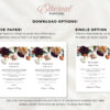 Country Floral French Inspired Editable Wedding Welcome Letter + Itinerary Template - Image 6