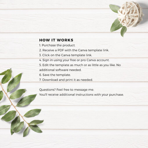 Beach Family Reunion Editable Customizable Event Itinerary + Details - Image 4