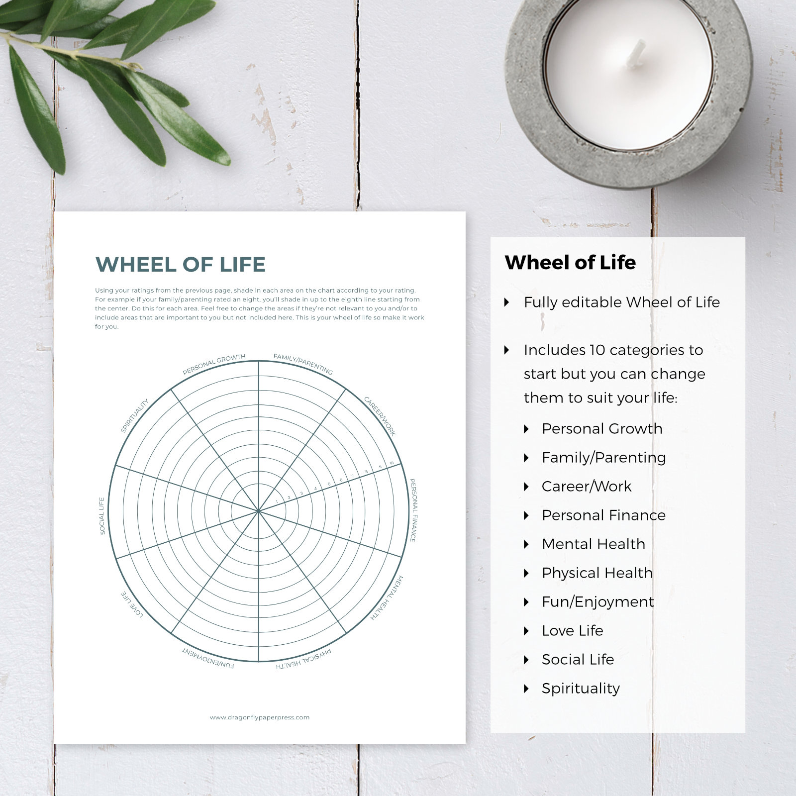 Editable Printable Vision Board Planner - Image 4