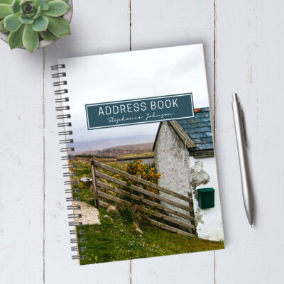 Personalizable English Countryside Address Book
